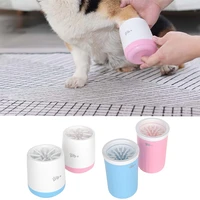 pet foot wash cup dog puppy muddy paw clean tools pets manual rotary cleaner mug quickly wash foot cleaning bucket for dogs