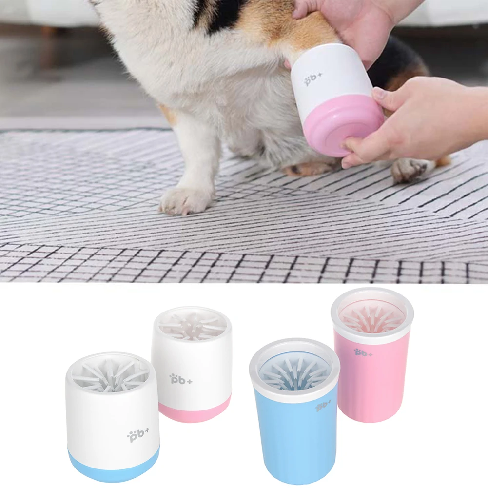 Pet Foot Wash Cup Dog Puppy Muddy Paw Clean Tools Pets Manual Rotary Cleaner Mug Quickly Cleaning Bucket For Dogs |