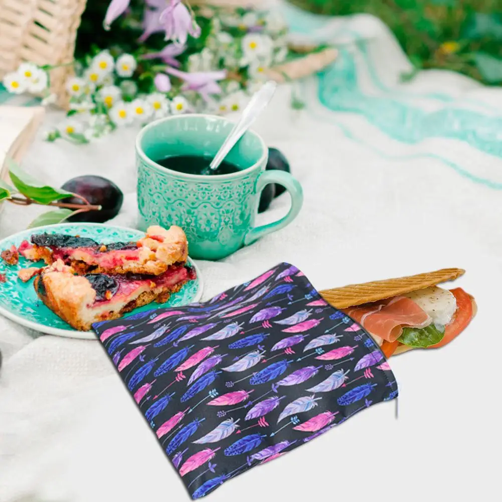 3 шт многоразовая сумка для закусок водонепроницаемая хлеба школы кемпинга