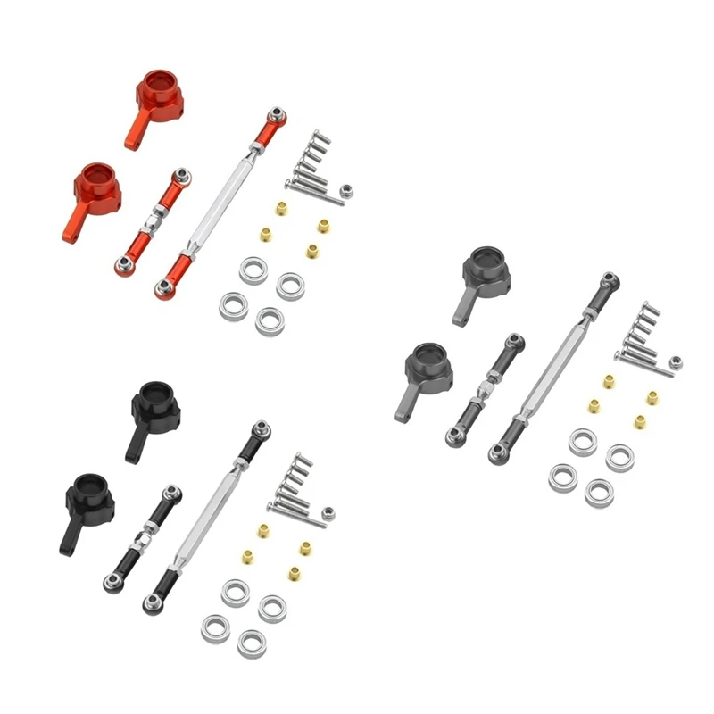 

Upgrade Steering Pull Rod Servo Link Rod Steering Cup Bearing Kit for MN D90 MN-90 MN99S 1/12 RC Car Spare Parts