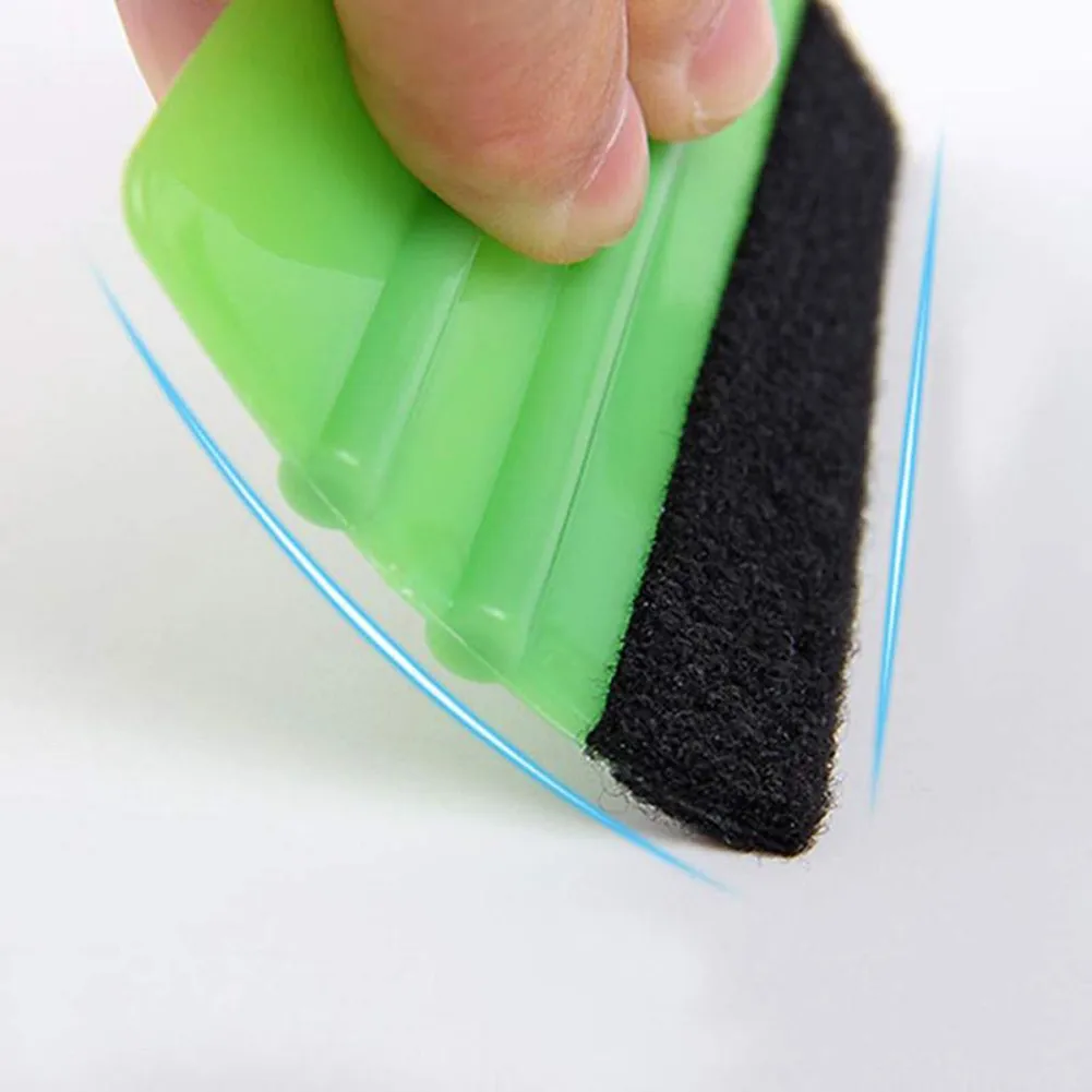 

1pc Felt Edge Squeegee Car Vinyl Wrap Application Tool Scraper Decal Cleaning Tool 7.5*5.5*1cm Car Foil Scratch
