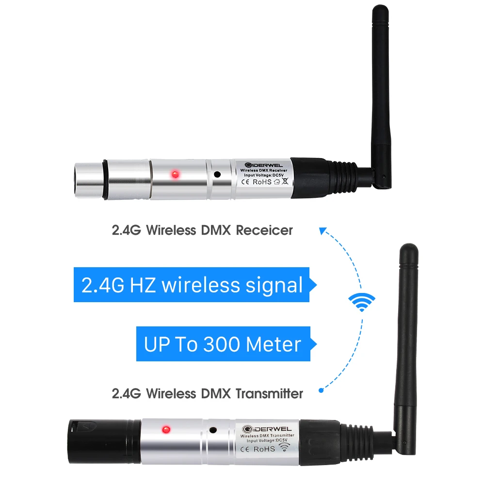 Беспроводной dmx светильник dmx512 передатчик приемник эффект 2 4 GISM связи расстояние