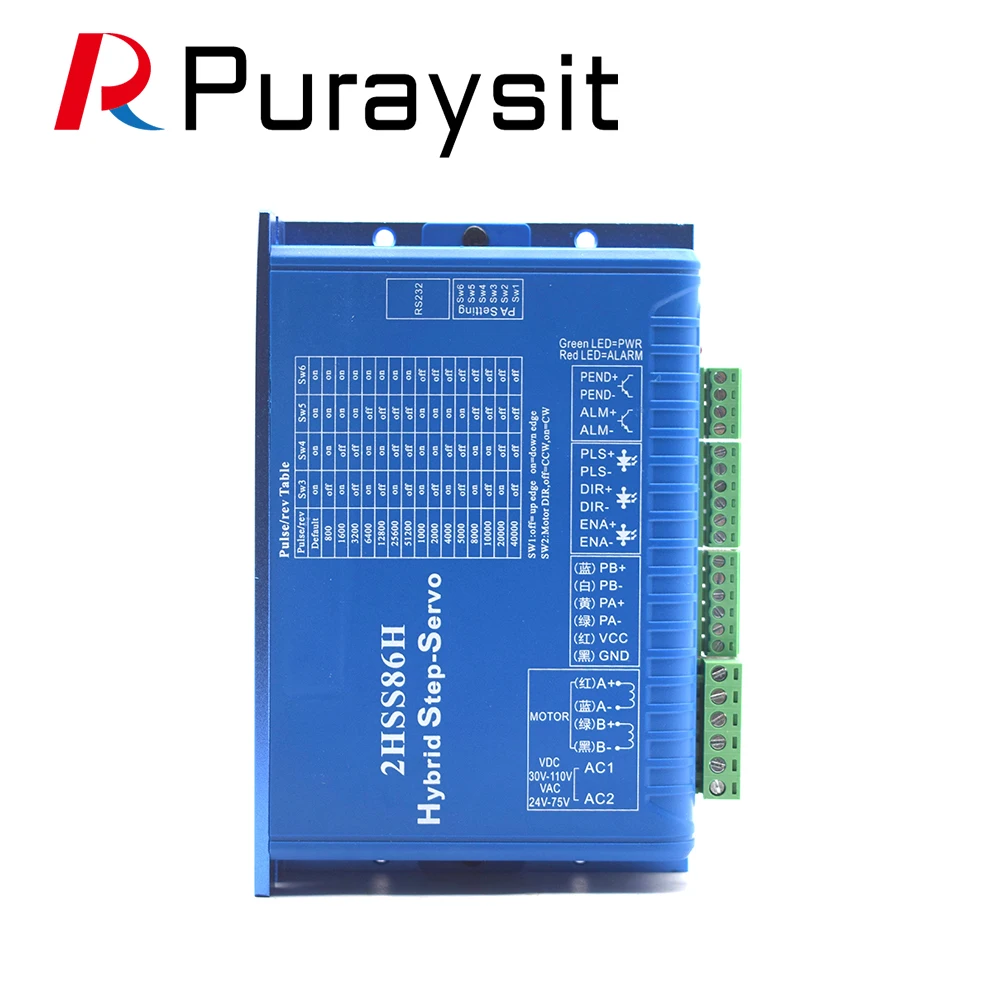 Hybrid NEMA34 12Nm Closed Loop Step Motor Driver Kit 2HSS86H+86J18156EC-1000 servo driver motor Integrated Servo |