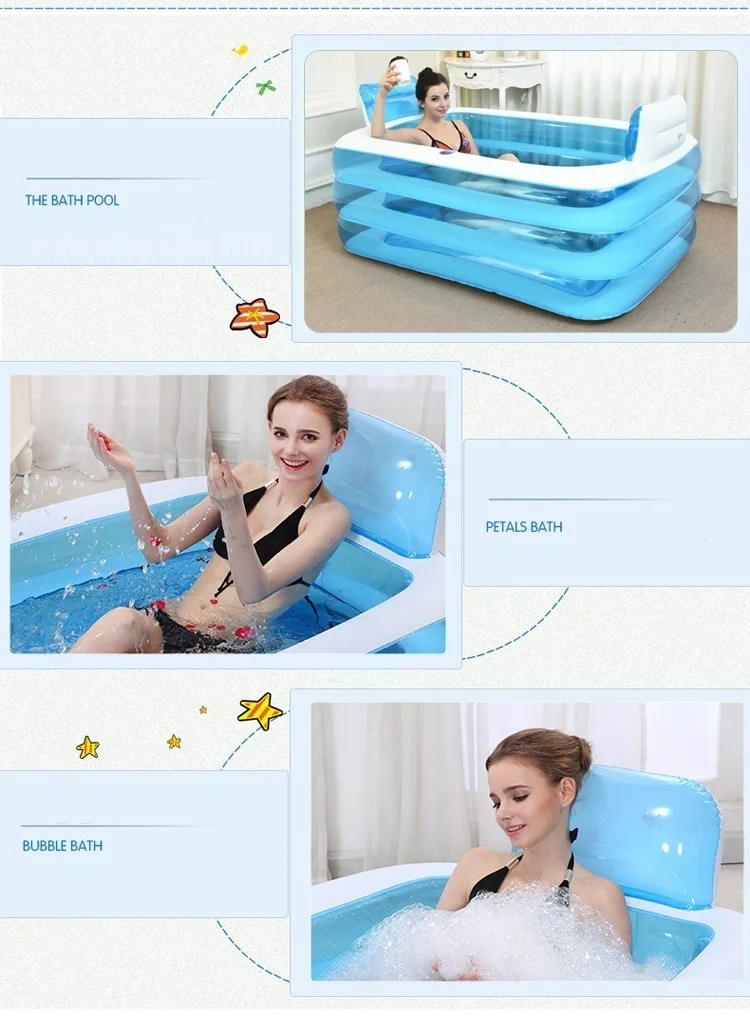 Горячая нога Shampooer Piscina Adulto плавательный бассейн Banheira Inflavel сауна ванна для взрослых надувная Ванна
