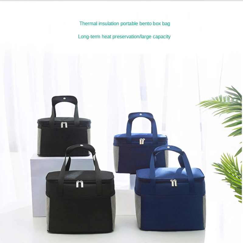 

Waterproof Office Lunch Bag Kids School Bento Thermal Pouch Picnic Fruit Snack Drink Handbag Larger Capacity Kitchen Organizer