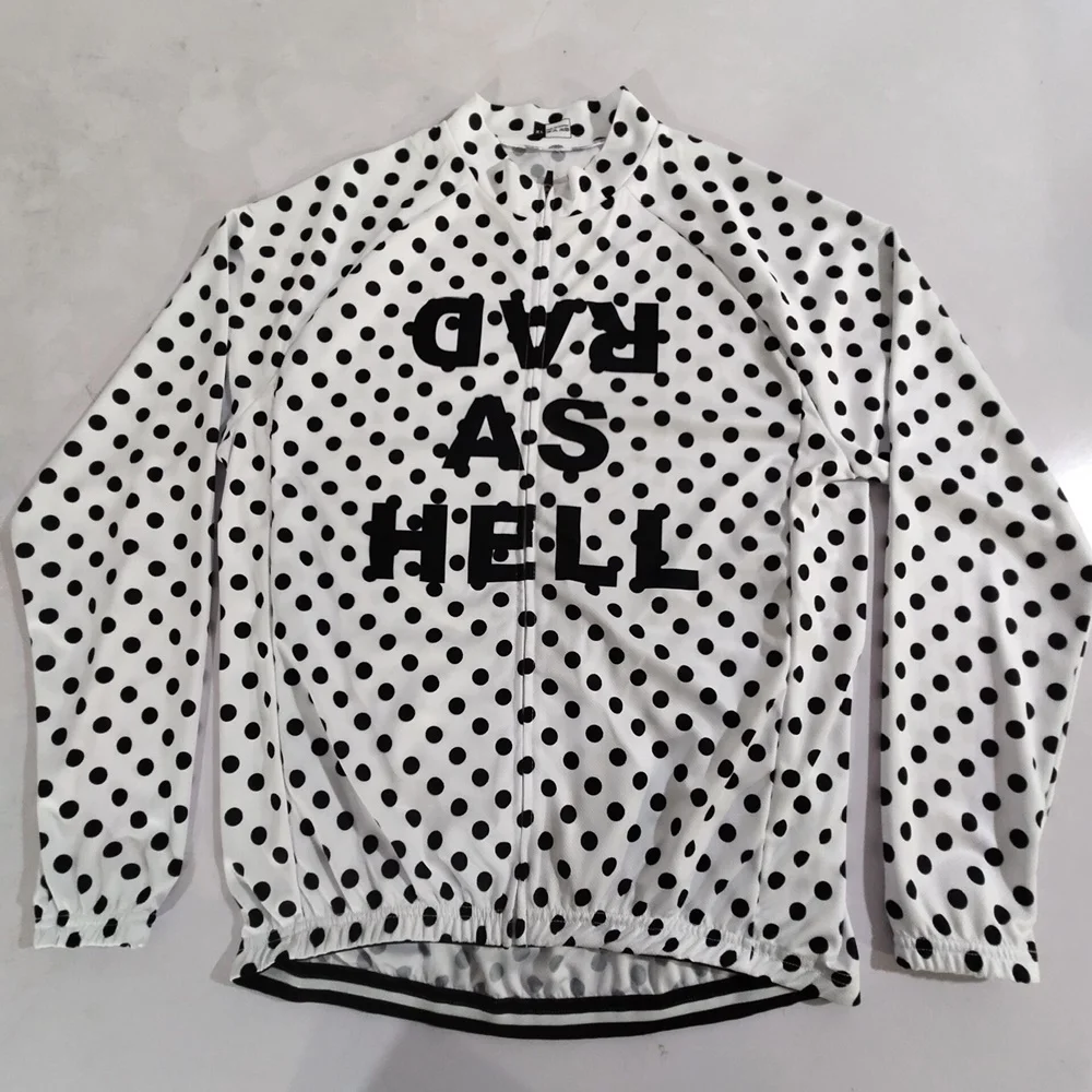 Футболка мужская с длинным рукавом тонкая трикотажная рубашка для велоспорта