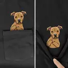 Футболка мужская с забавным принтом собаки и кота, хлопковая Модная рубашка с короткими рукавами, с карманами, в стиле унисекс, лето