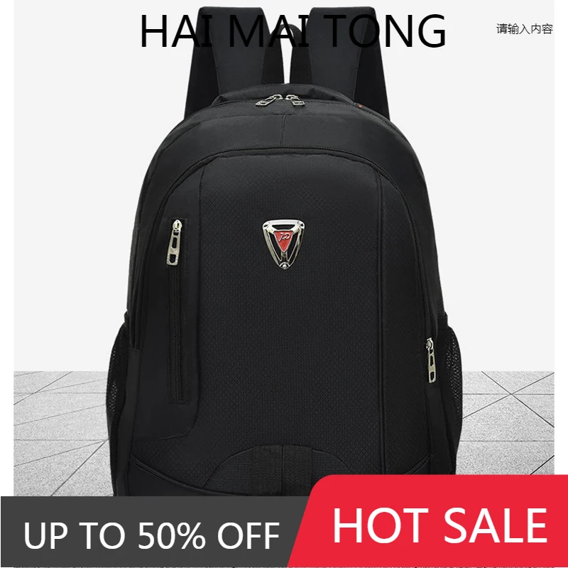 

Рюкзак мужской из водонепроницаемой ткани «Оксфорд», ранец большой вместимости для отдыха на открытом воздухе, путешествий, студентов, сум...