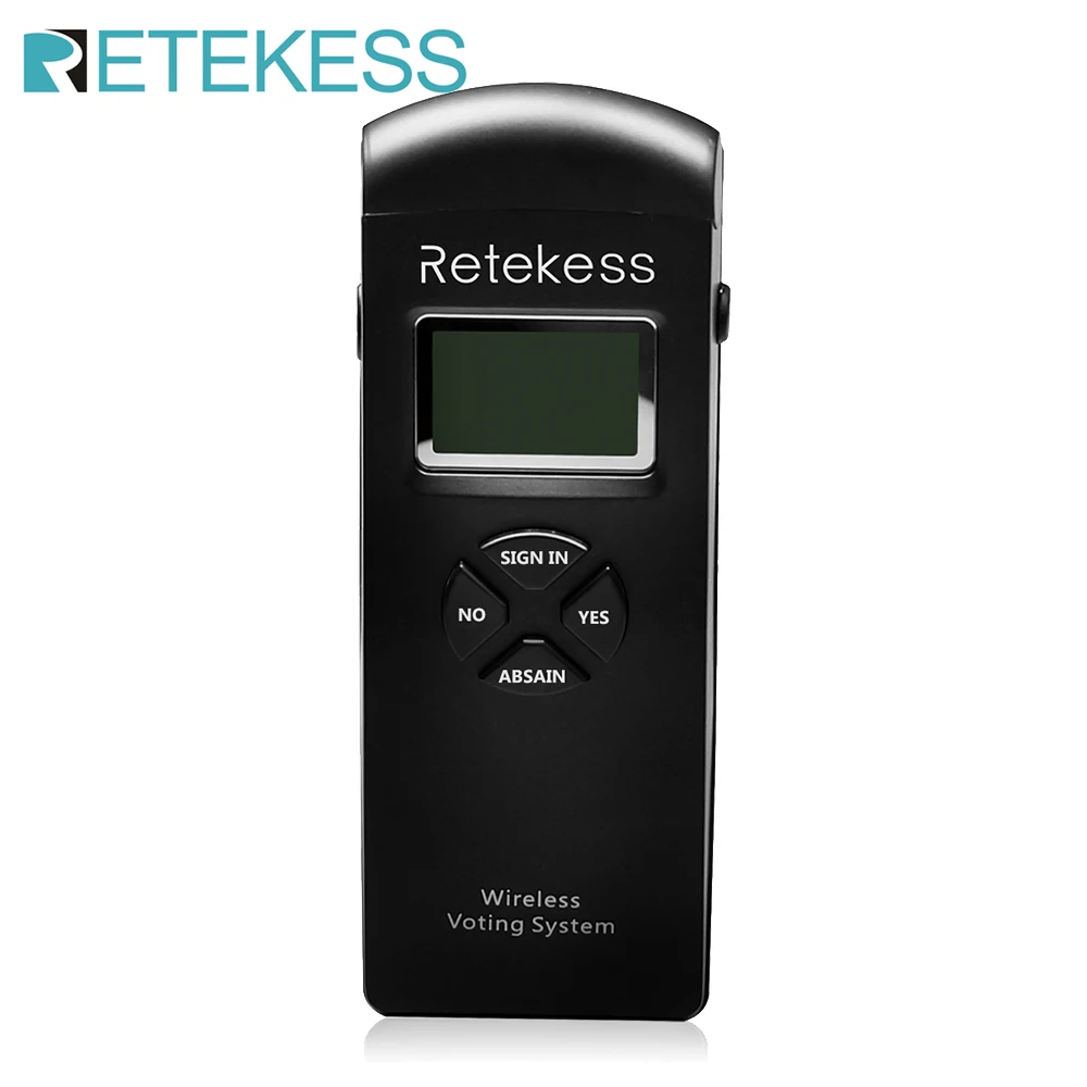 Беспроводное зарядное устройство Retekess T147 серого цвета с ЖК дисплеем для
