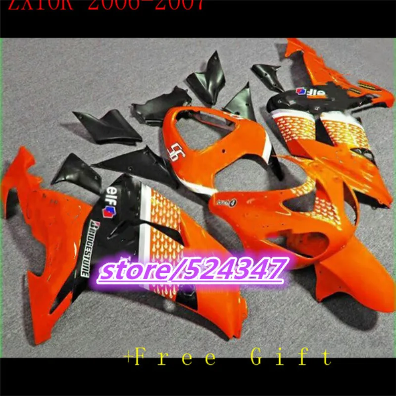 

06-07 ZX10R Red Black Motorcycles Complete Fairings For Kawasaki ZX10R 2006 2007 ABS Plastic Injection Fairing Kits Bodywork New