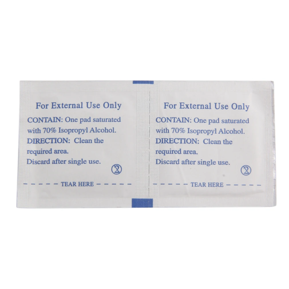 Профессиональные 100 шт спиртовые салфетки медицинские палочки саше