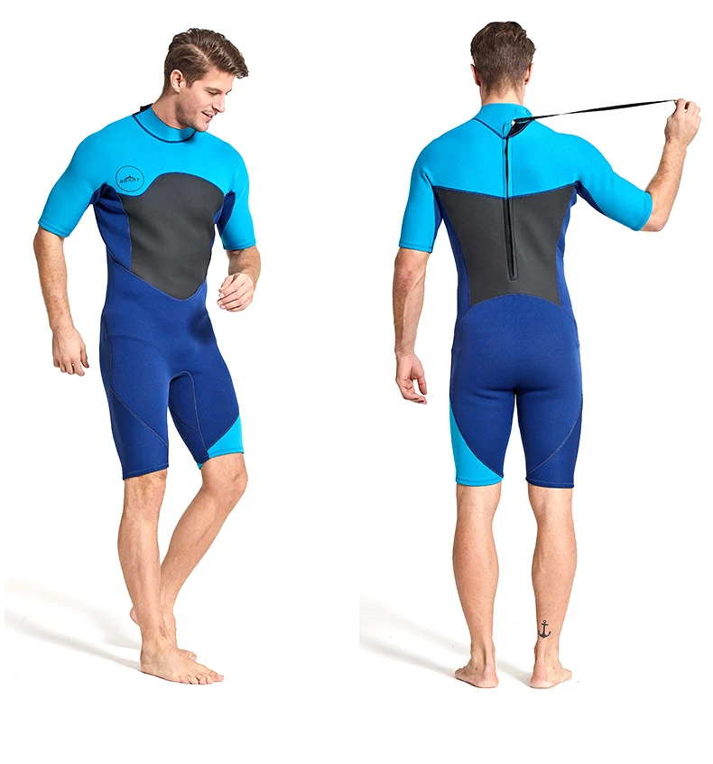 

2MM Neoprene Wetsuit For Men Scuba Diving Surfing Snorkeling Spearfishing jumpsuit