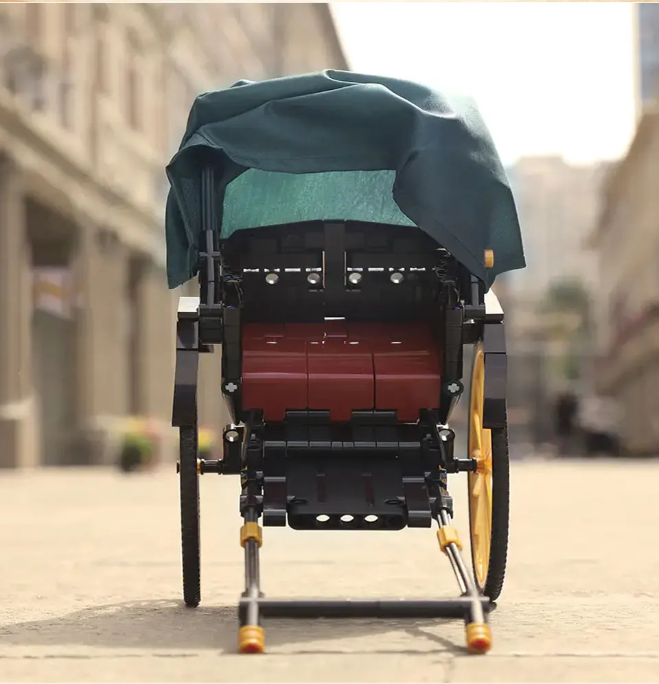 Конструктор рикша в стиле ретро ностальгия игрушки для детей внедорожного