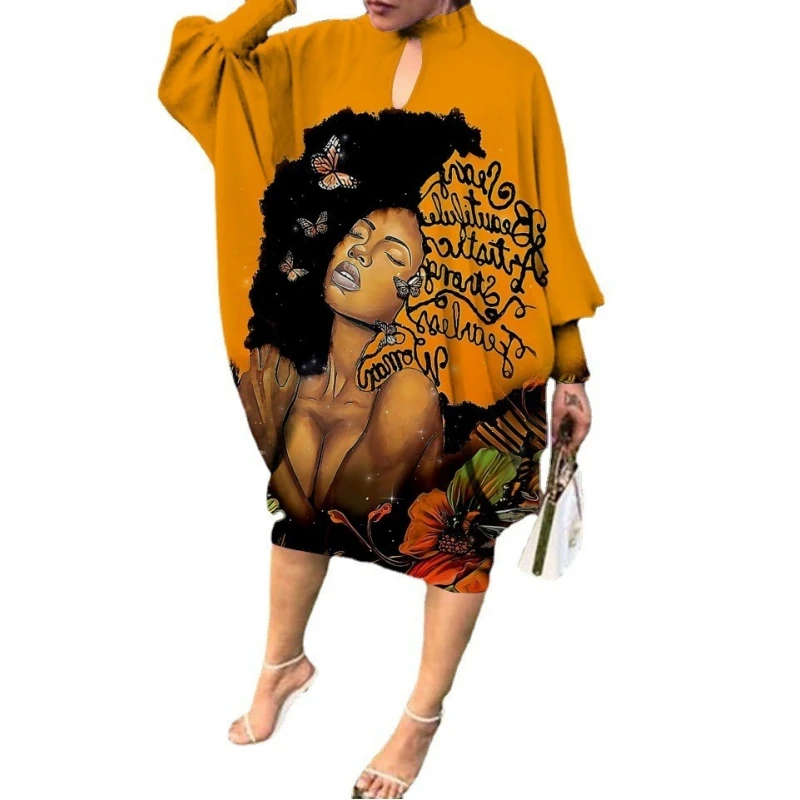 

L-5XL Big Size African Dresses For Women African Clothes Africa Dress Print Dashiki Ladies Clothing Ankara Africa Female Dress
