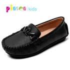 PINSEN 2019 весна осень обувь для мальчиков для детей обувь на плоской подошве удобная кожаная детская обувь для девочек Cssual детская обувь для мальчиков