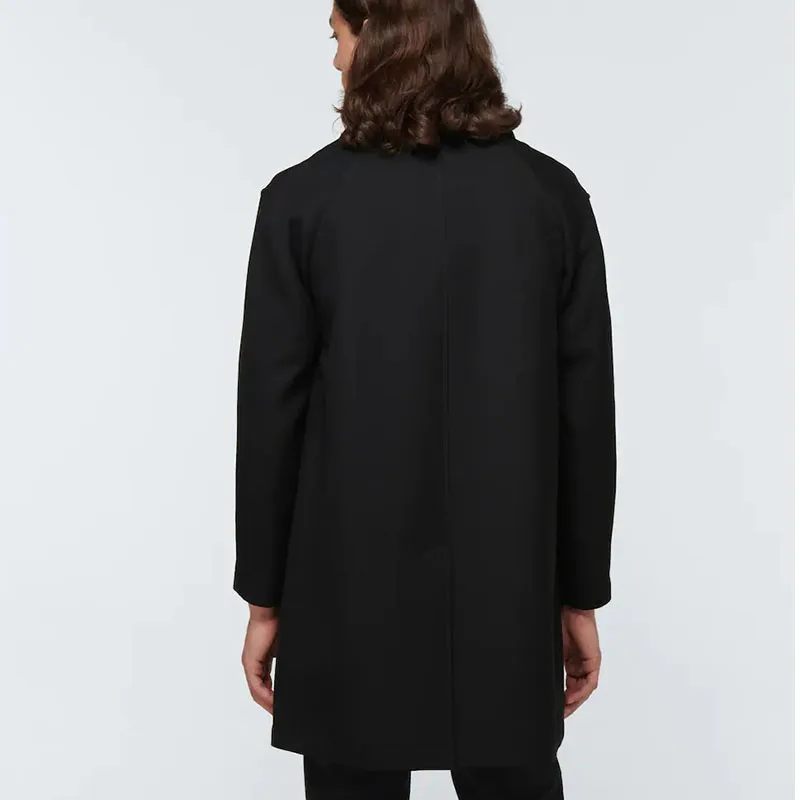 Мужское свободное шерстяное пальто средней и большой длины Осень-зима 2021 новое