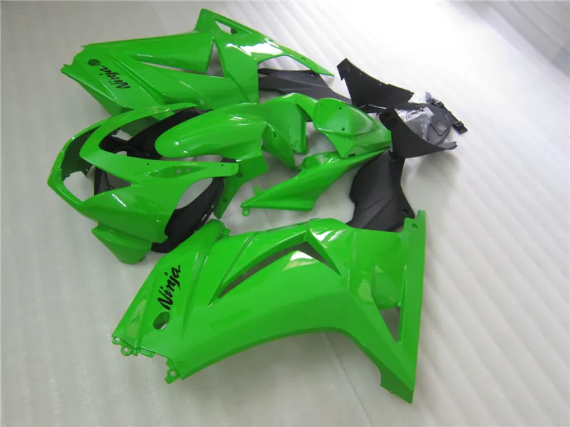 Подходит для Kawasaki Ninja 250r 2008- обтекатель комплект EX250 08 09, 10, 11, 12, Обтекатели литья под давлением зеленый S94