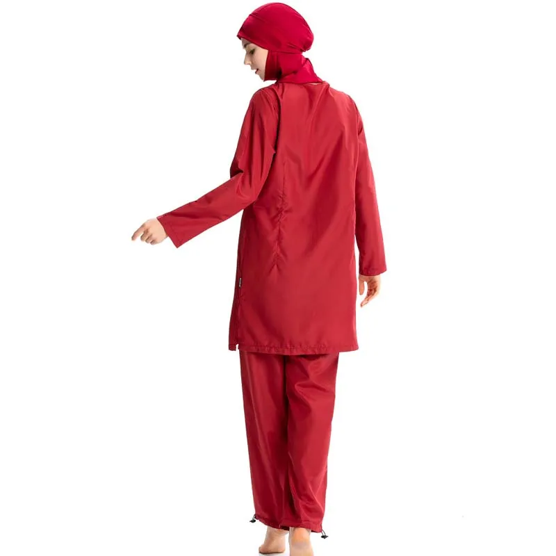 BAILUNMA женский мусульманский спортивный Исламский купальник женская