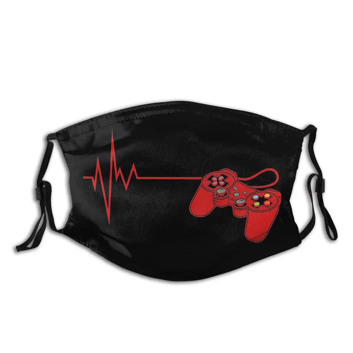 

Gamer Pulse Pc Gamer Washable Trendy Mouth Face Mask Windproof Cold Proof with Filters Polyester Protection Cover Respirator