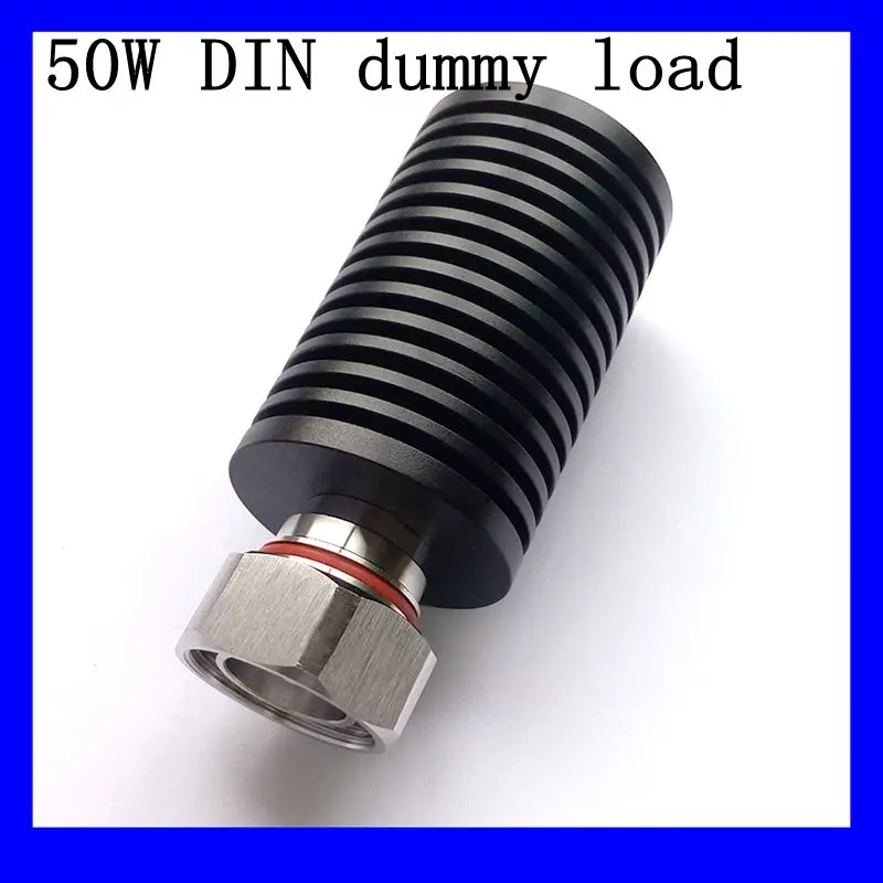 Ücretsiz kargo 50W 7/16 DIN erkek konnektör rf kukla yük, RF sonlandırma yükü, 50 ohm, DC to3 GHz