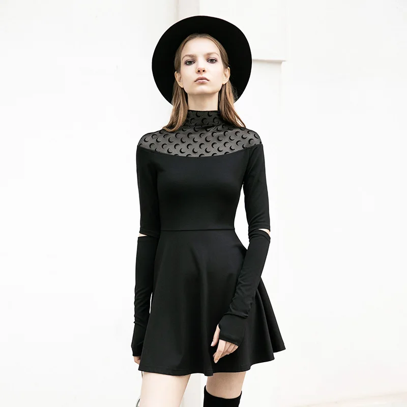 Женские платья с высоким вырезом и длинными рукавами|Женские платья| |