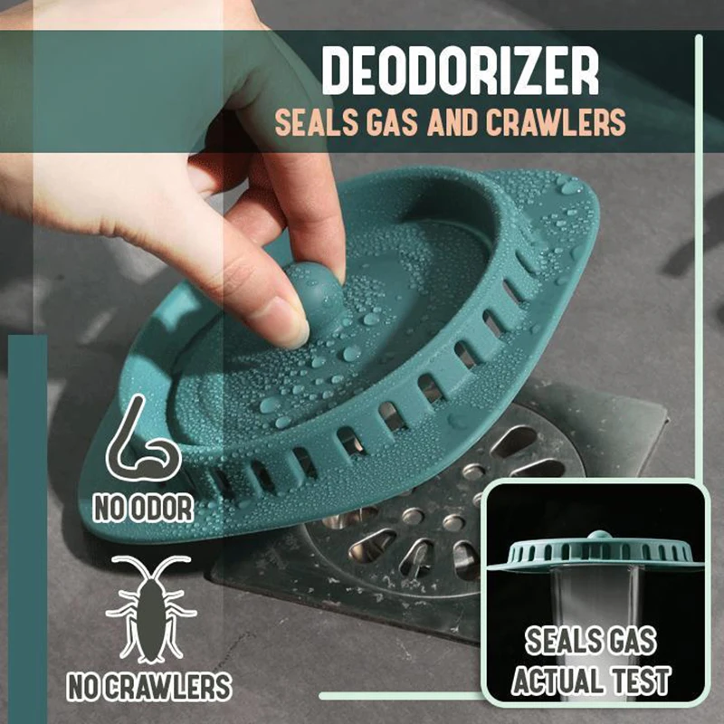 

Kitchen Sink Filter Shower Drain Hair Catcher Stopper Bathroom Floor Drain Cover Household Universal Anti-clogging Sink Strainer