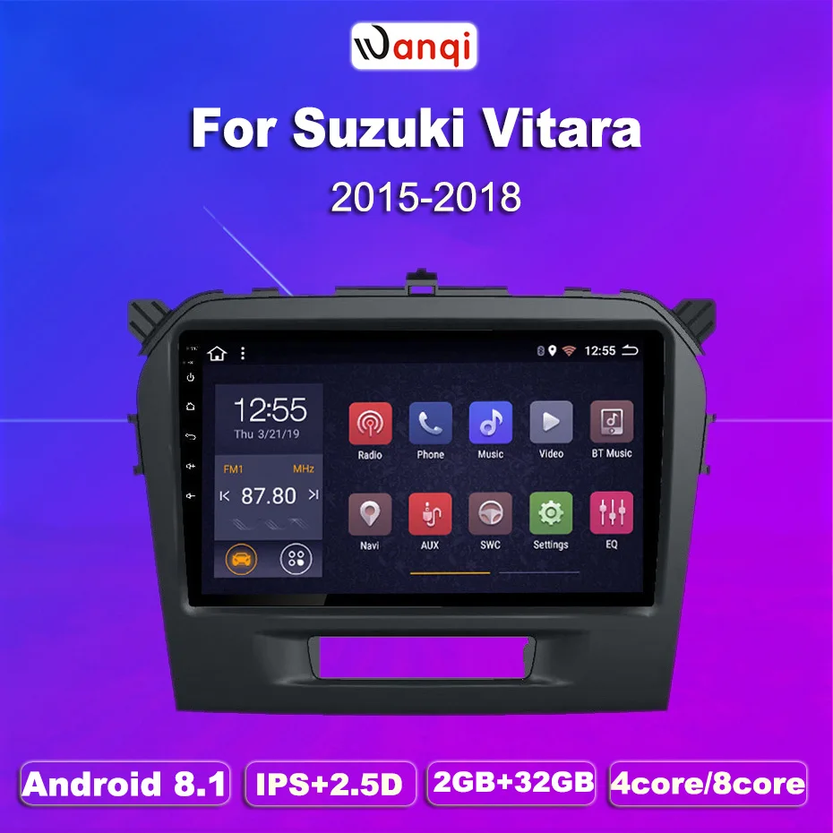 2G ram 32G rom Android 8 1 9 дюймов автомобильная навигация для Suzuki Vitara 2015 2016 Поддержка Wifi SWC