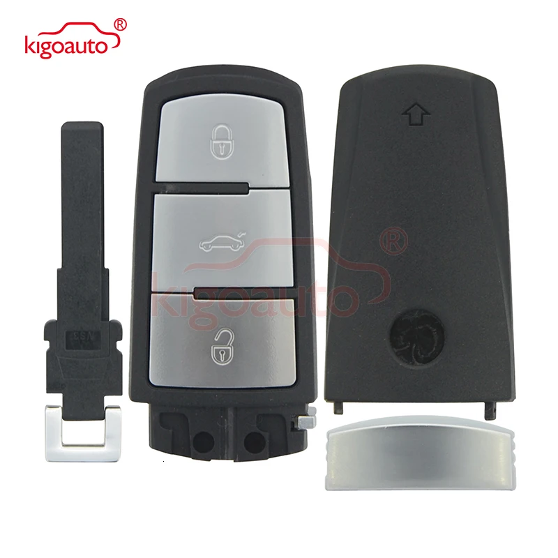Kigoauto чехол для ключа автомобиля без ключа для VW Volkswagen Magotan Passat CC 2005-2010 3C0 959 752BA 3 кнопки
