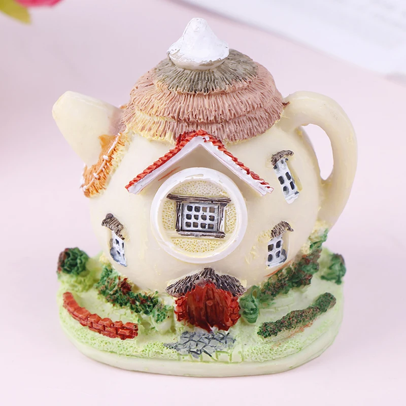 Чайник дом Миниатюрный Сказочный Сад Miniaturas микро пейзаж из мха Diy Террариум