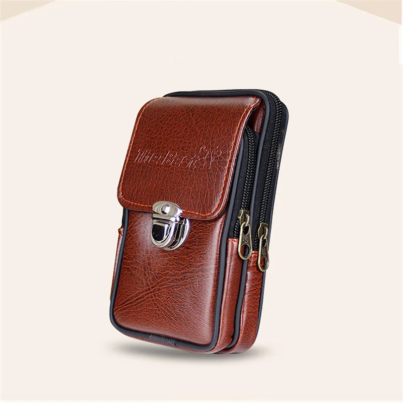 Universal 5.5inch Mobile Phone Pouch for iPhone for Samsung for Huawei Multifunction Waterproof Waist Bag for Outdoor Wear Purse