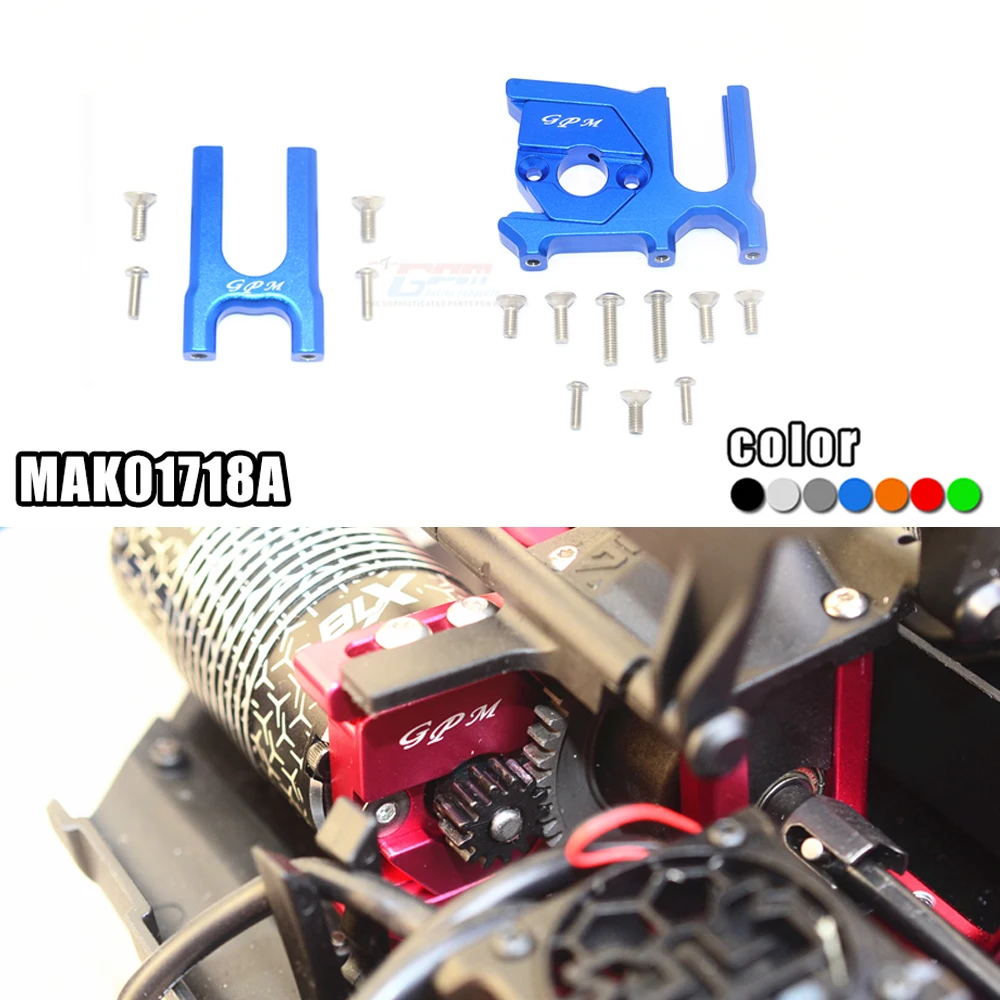 

GPM Aluminum metal mid-differential front rear and motor mounts ARA320468+AR320499 for ARRMA 1/7 LIMITLESS 6S 1/8 KRATON OUTCAST