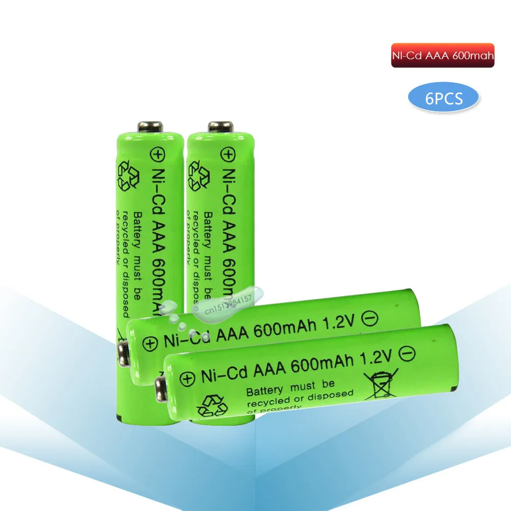 Kpay 6 шт. Новый AAA 600 мАч NI-CD 1 2 В аккумуляторная батарея 3A 7 # Аккумулятор для камеры