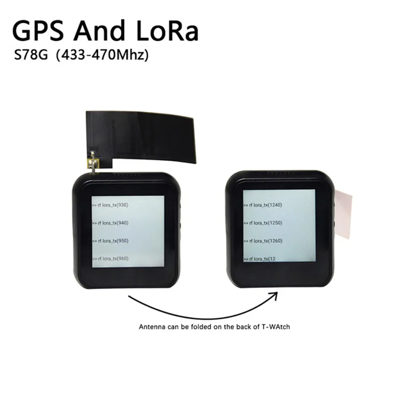 Фото LILYGO®TTGO T-Watch программируемый носимый для экологического взаимодействия WiFi Bluetooth ESP32 емкостный сенсорный экран GPS Lora №4