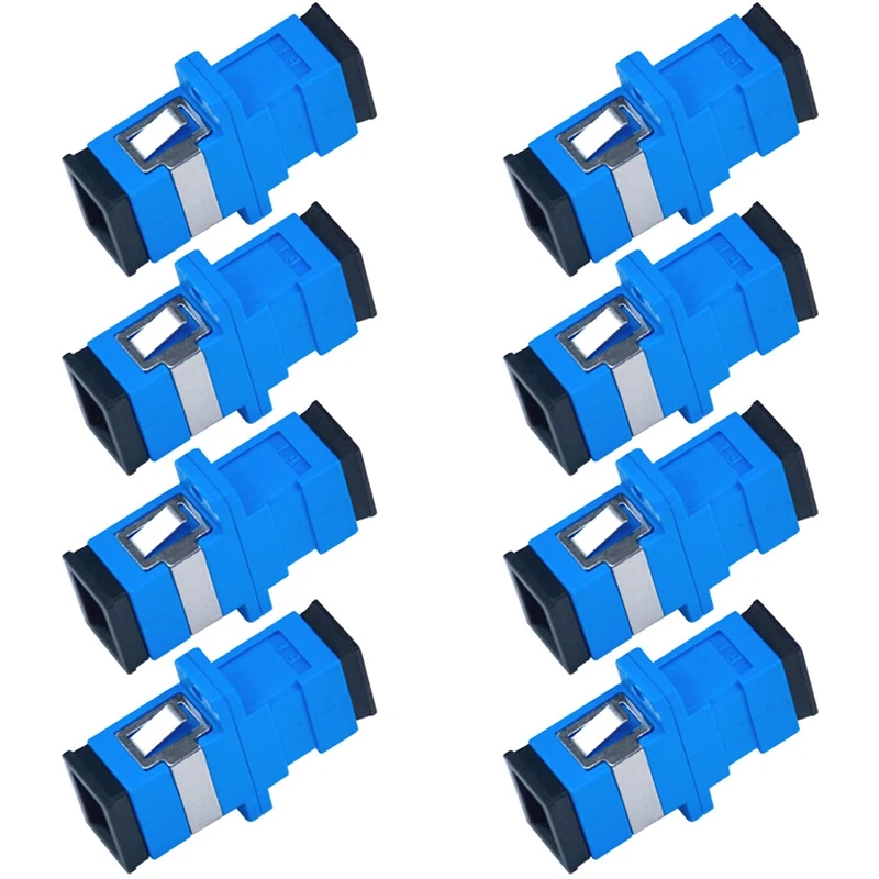 

100 Pcs SC Fiber Optic Connector Adapter SC / UPC SM Flange Singlemode Simplex SC-SC APC Coupler