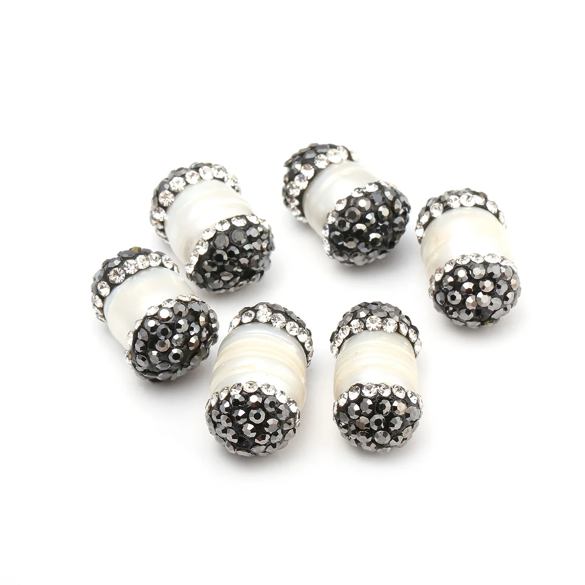 Wholesale Natural Pearl Pendants with Crystal Necklace Pendant for Jewelry Making DIY Size 10x16mm |