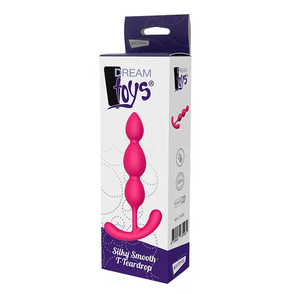 Массажер для анальной стимуляции Silky Smooth T Teardrop| |