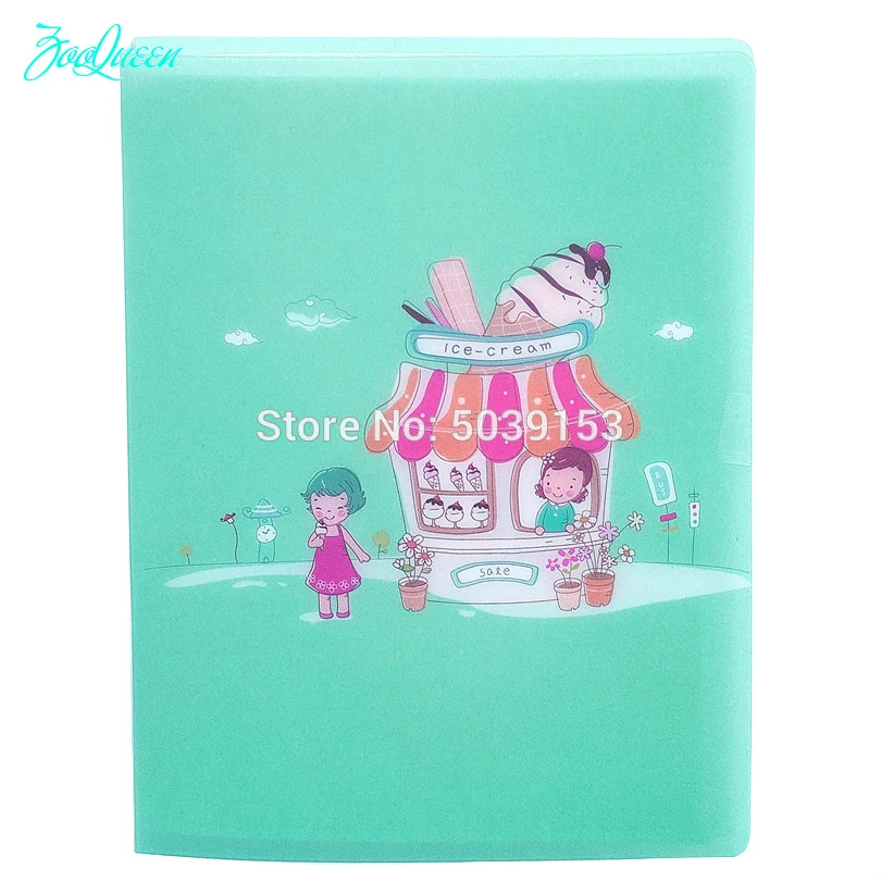 Blue Ice Crean kids Простой милый PP серия конфетный Детский Цветной фотоальбом hd семейный Выпускной домашний декор альбом это мальчик девочка ребенок фотографии - Цвет: Blue Ice Crean kids