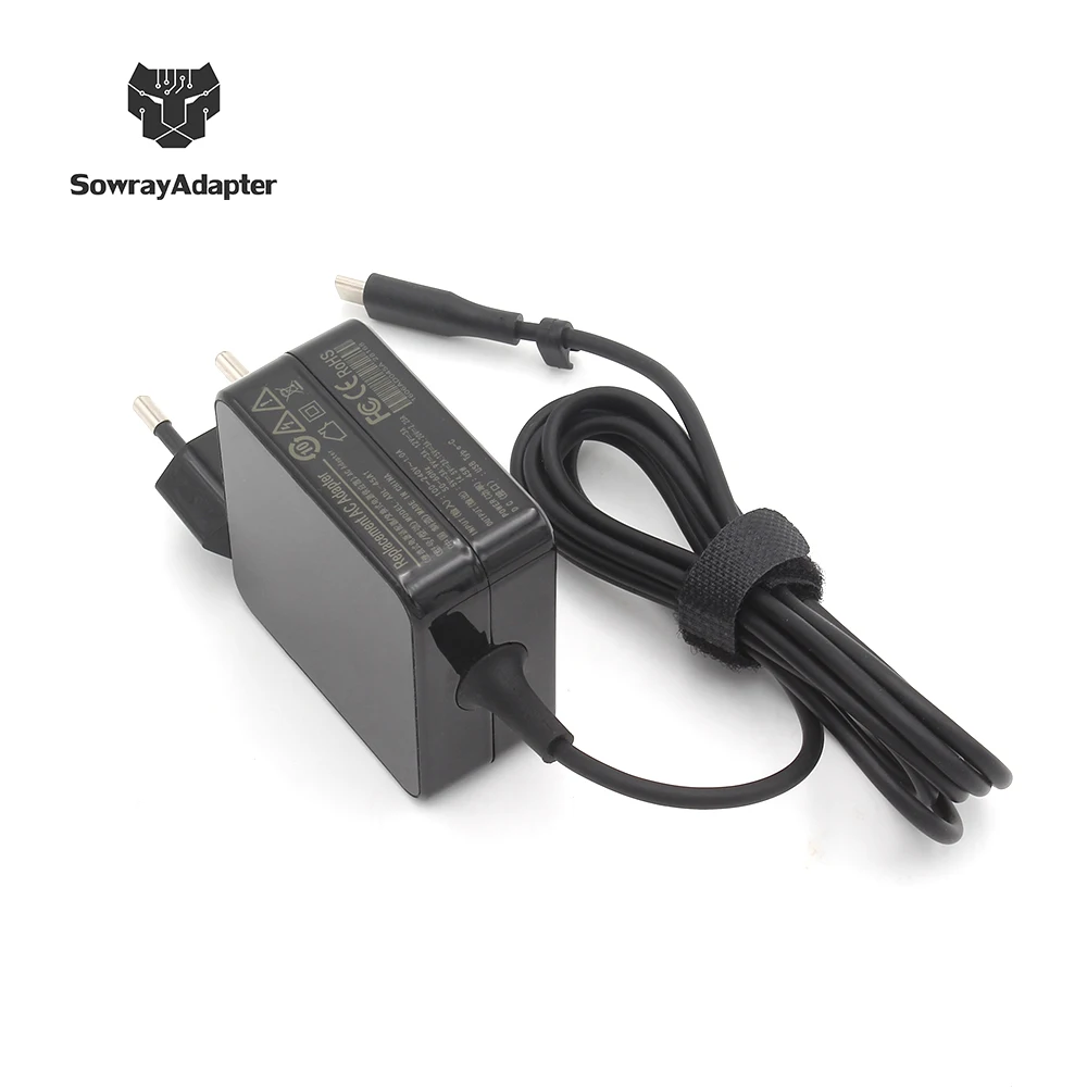 45 Вт USB C PD Тип C AC Мощность адаптер быстрой Зарядное устройство для hp DELL LENOVO Xiaomi HUAWEI ноутбук 5V 15V 3A 14,5 V 2A 20V 2.25A