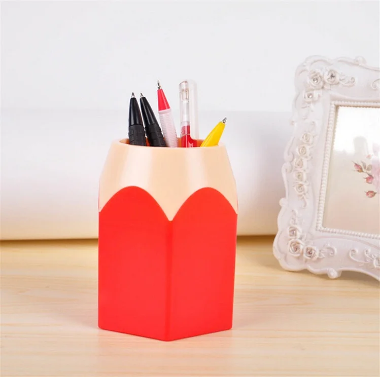 Популярные творческие ваза для ручек карандаш горшок подставка косметических