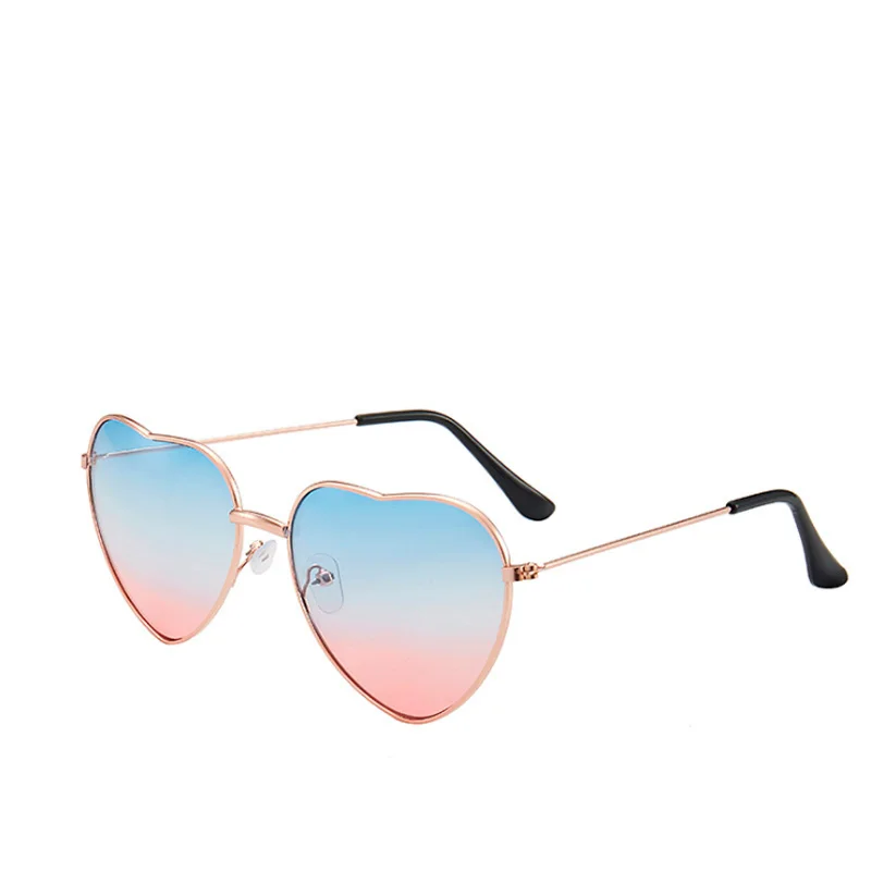Очки солнцезащитные женские в форме сердца брендовые дизайнерские модные