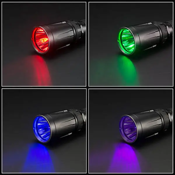 NITECORE 5 цветов RGB + UV светильник SRT7GT Перезаряжаемые Батарея CREE XP L HI V3 1000LM Smart Ring