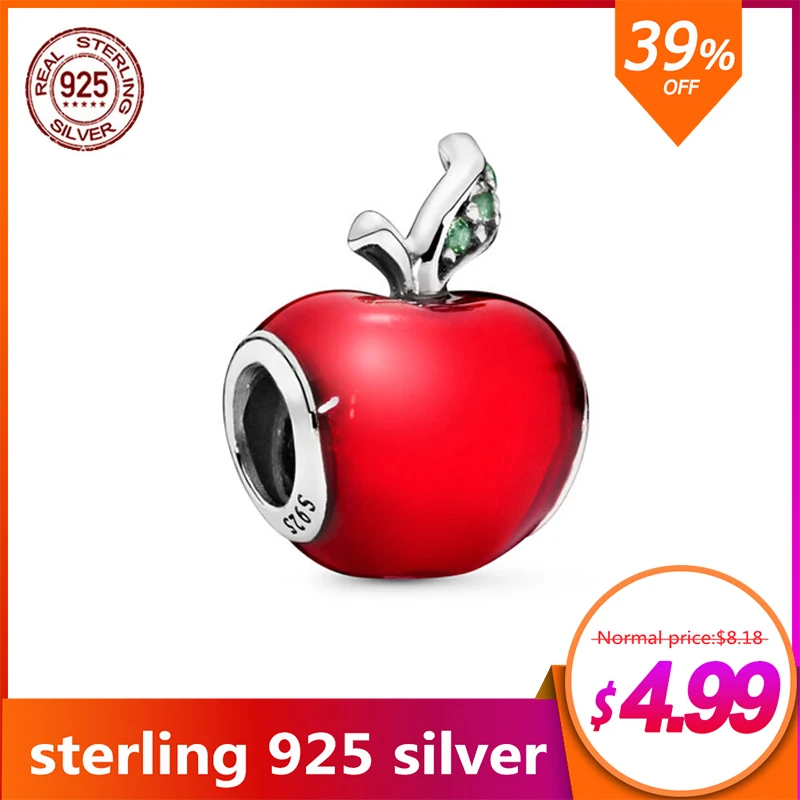 Серебряные бусины 925 пробы очаровательные оригинальные Пандора браслеты