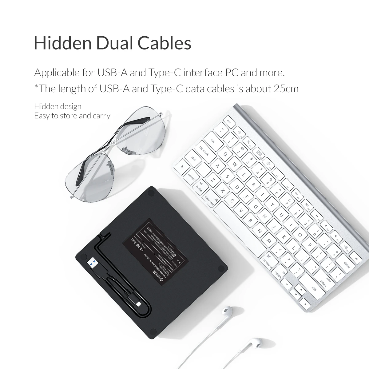 ORICO Внешний USB 3,0 высокая скорость толщина, DVD Оптический привод CD/DVD-RW комбинированный DVD RW ROM ридер без драйвера для ноутбуков, Mac OS