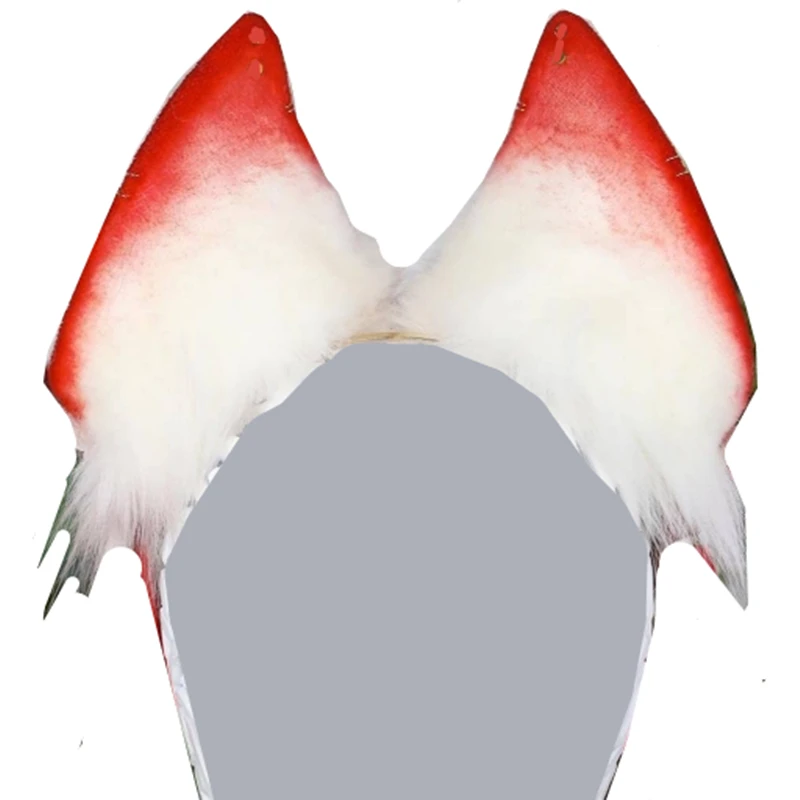 

MMGG New Hand Red White Fox Wolves Wolf Ears Hair Hoop Hairbands Headwear For Lolita Halloween Cosplay Costume Accessories