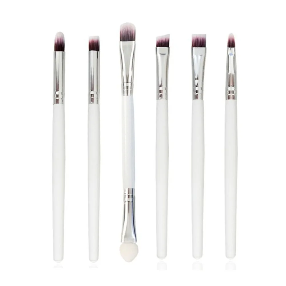 6 шт./компл. кисти для макияжа глаз различные размеры волокна щетки волос Тени век