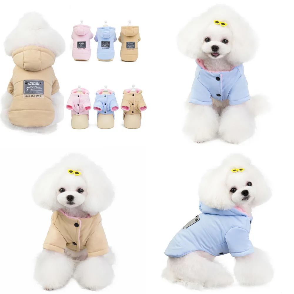 

Winter Pet Outfit Small Dog Clothes Yorkie Poodle Bichon Frise Pomeranian Schnauzer Dog Coat Jacket Warm Puppy Costume Dropship