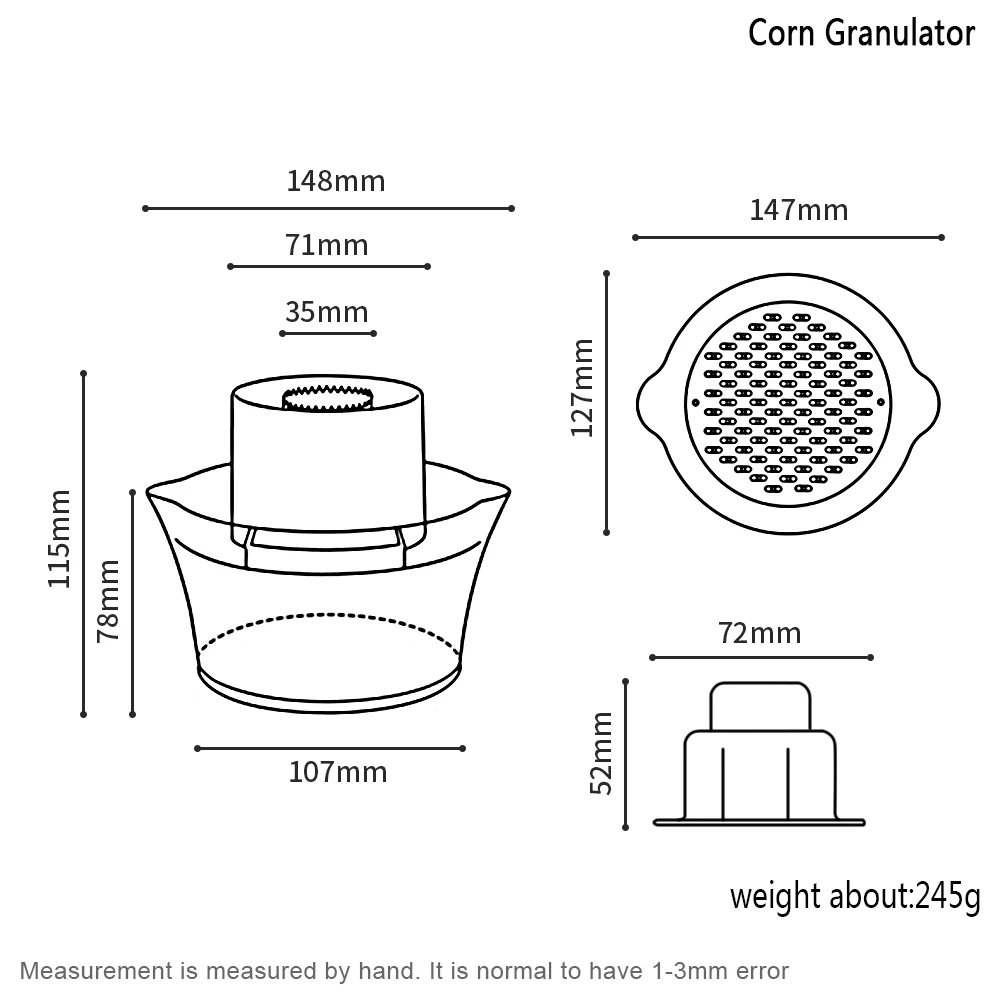 Многофункциональный инструмент для зачистки кукурузы из нержавеющей стали нож