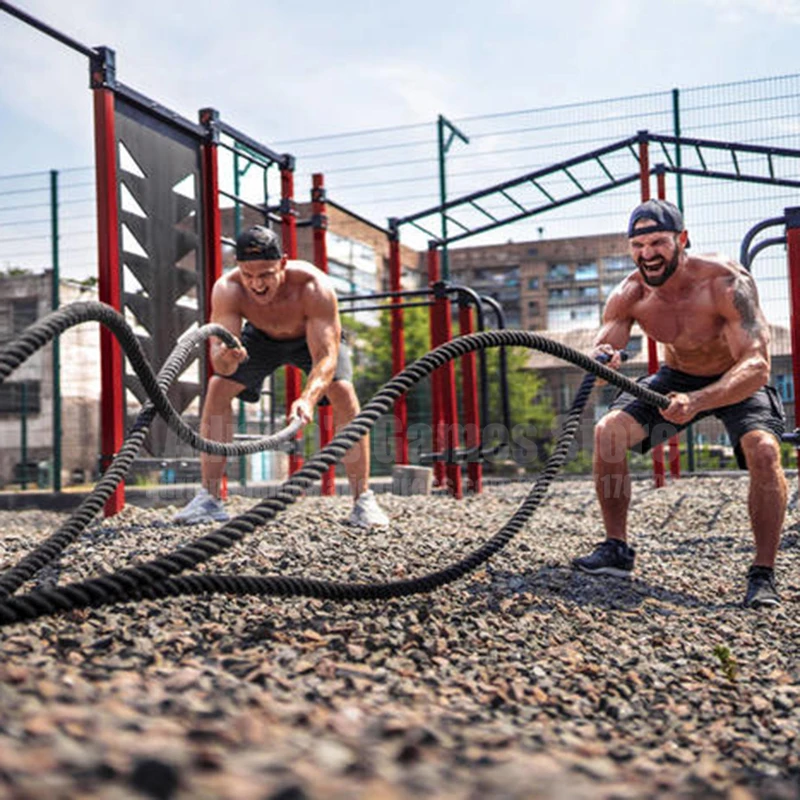 9/12/15 м Боевая веревка силовых тренировок Crossfit борьба веревка выносливость Burpee шлема веревки тяжелые 10-22 кг высокое качество