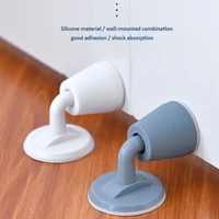 silicone door stopper punch free anti collision buffer door stop nail free silent door stopper combination anti collision buffer