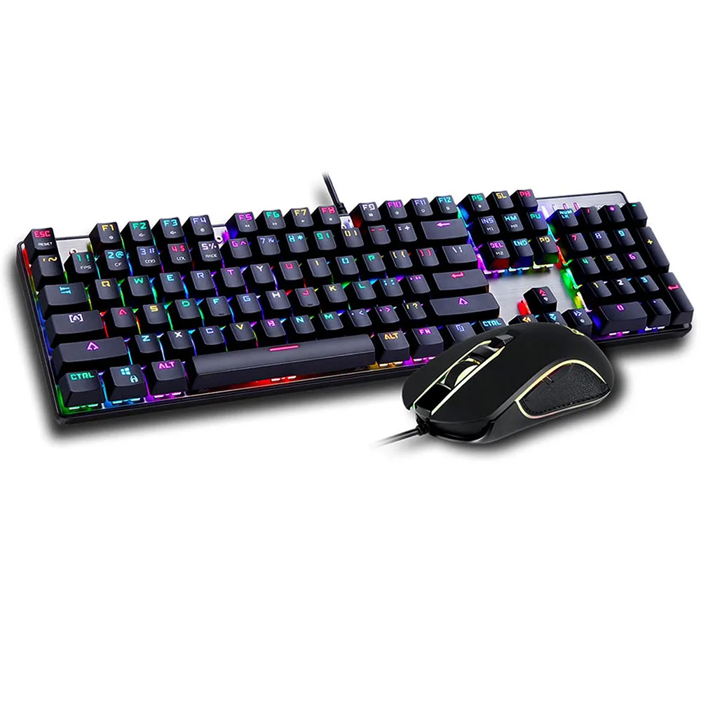 

Motospeed CK888 NKRO Switch 104Key Mechanical Gaming Keyboard and Mouse Combo